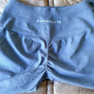 Alphalete Light Blue Scrunch Leggings